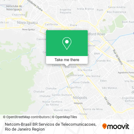 Netcom-Brasil BR Servicos de Telecomunicacoes map