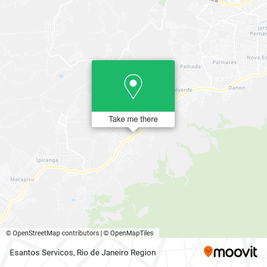 Esantos Servicos map