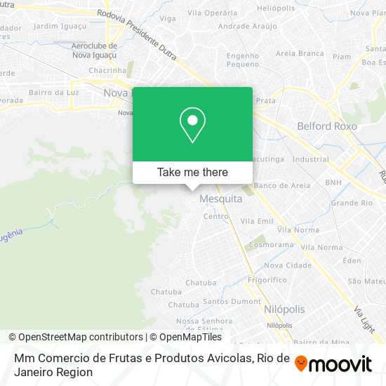 Mm Comercio de Frutas e Produtos Avicolas map