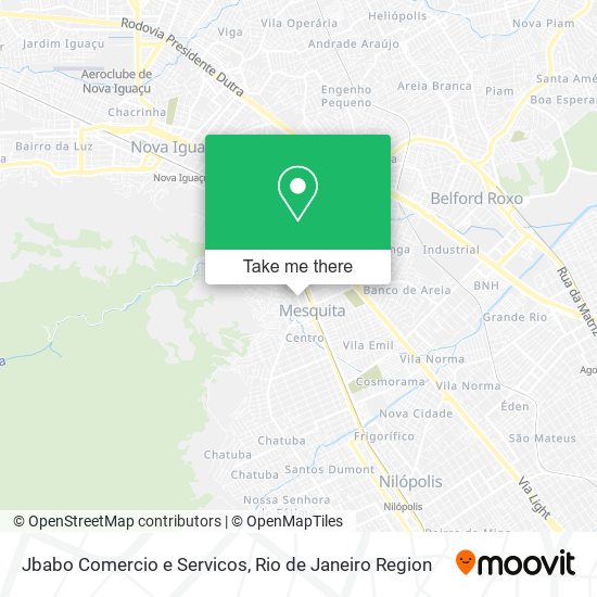 Mapa Jbabo Comercio e Servicos