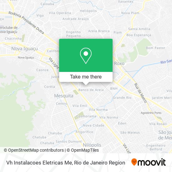 Vh Instalacoes Eletricas Me map