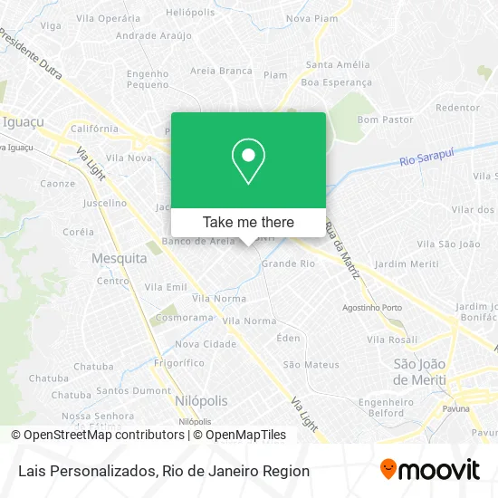 Lais Personalizados map