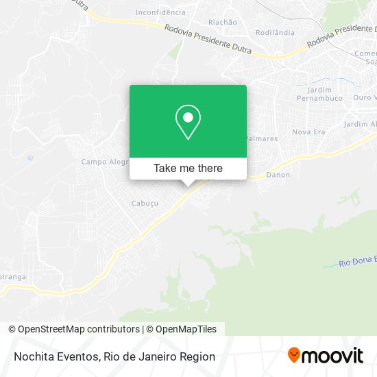 Nochita Eventos map