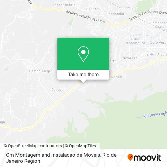 Cm Montagem and Instalacao de Moveis map