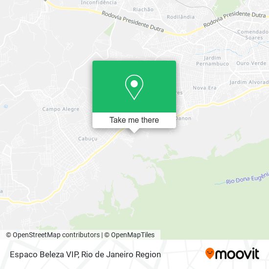 Espaco Beleza VIP map