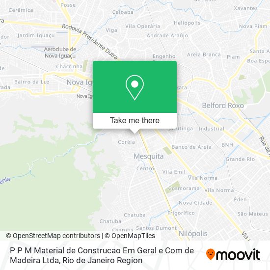 Mapa P P M Material de Construcao Em Geral e Com de Madeira Ltda