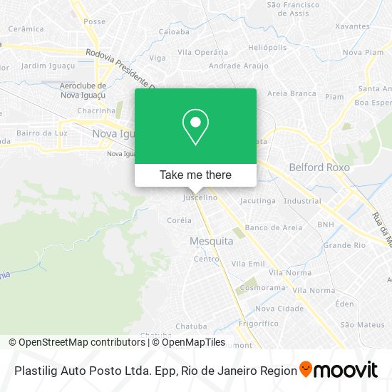 Plastilig Auto Posto Ltda. Epp map