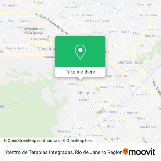 Mapa Centro de Terapias Integradas