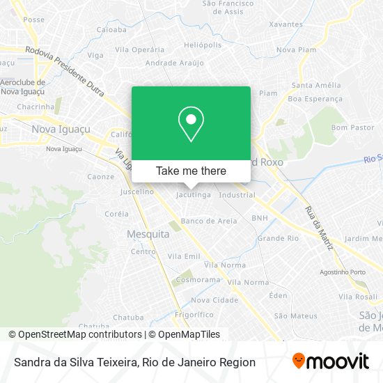 Mapa Sandra da Silva Teixeira