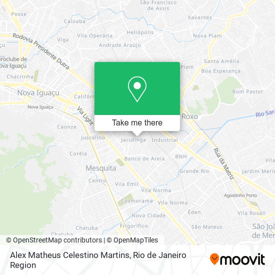 Mapa Alex Matheus Celestino Martins
