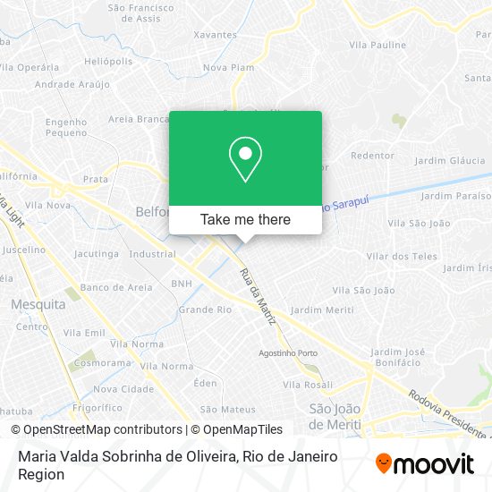 Maria Valda Sobrinha de Oliveira map