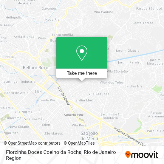 Florzinha Doces Coelho da Rocha map