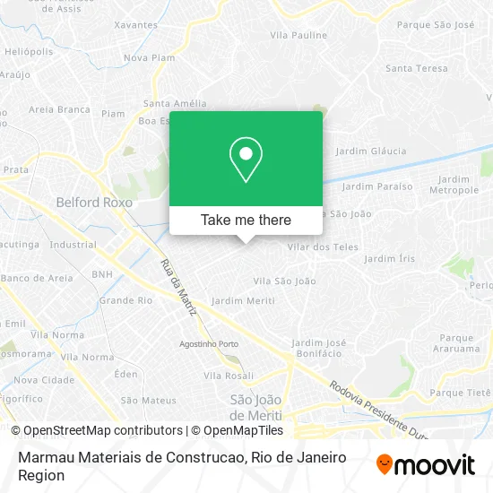 Marmau Materiais de Construcao map
