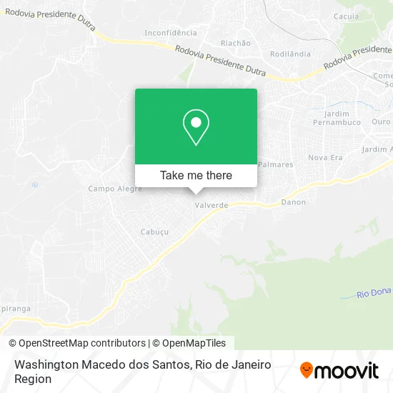 Washington Macedo dos Santos map