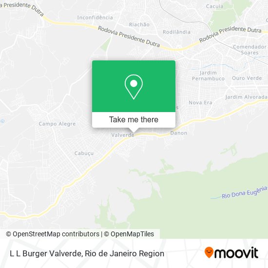 L L Burger Valverde map