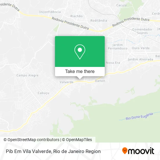 Pib Em Vila Valverde map