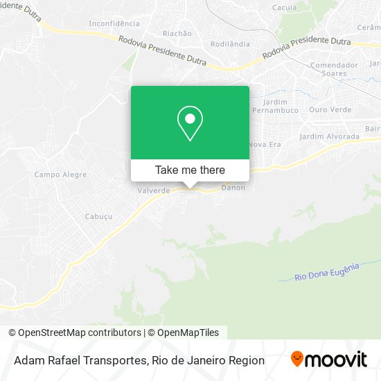 Mapa Adam Rafael Transportes