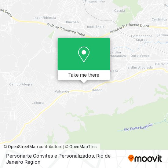 Personarte Convites e Personalizados map