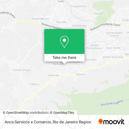 Mapa Anca Servicos e Comercio