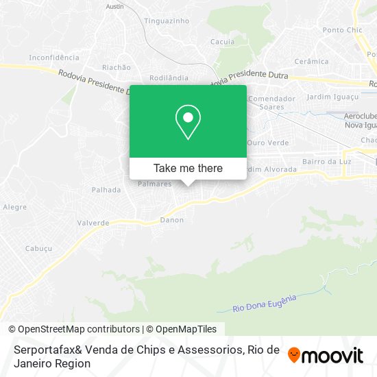 Mapa Serportafax& Venda de Chips e Assessorios