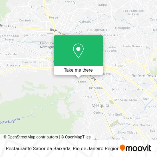 Restaurante Sabor da Baixada map