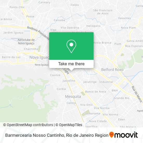 Mapa Barmercearia Nosso Cantinho