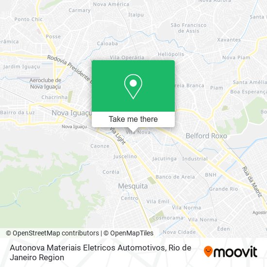 Mapa Autonova Materiais Eletricos Automotivos