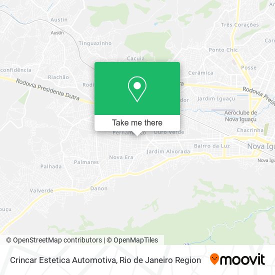 Crincar Estetica Automotiva map