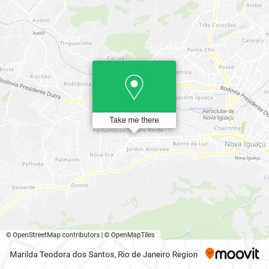 Marilda Teodora dos Santos map