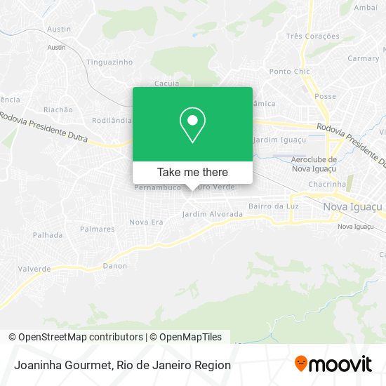 Joaninha Gourmet map