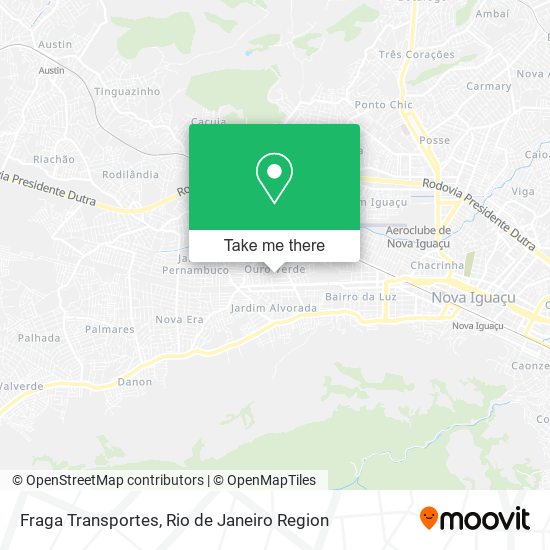 Mapa Fraga Transportes