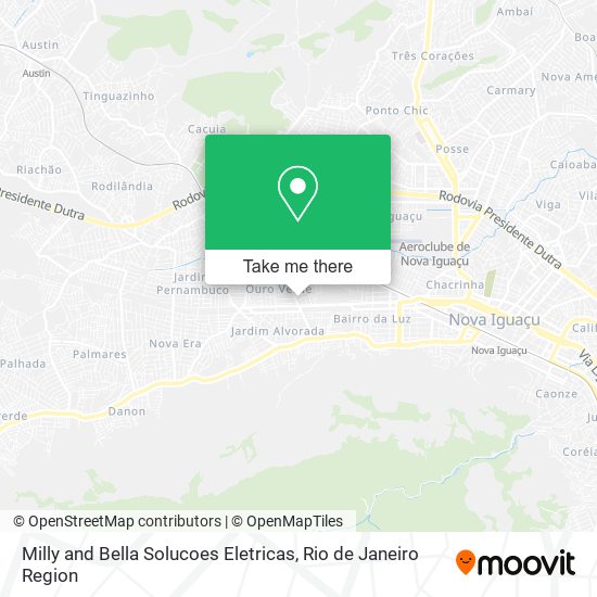 Mapa Milly and Bella Solucoes Eletricas