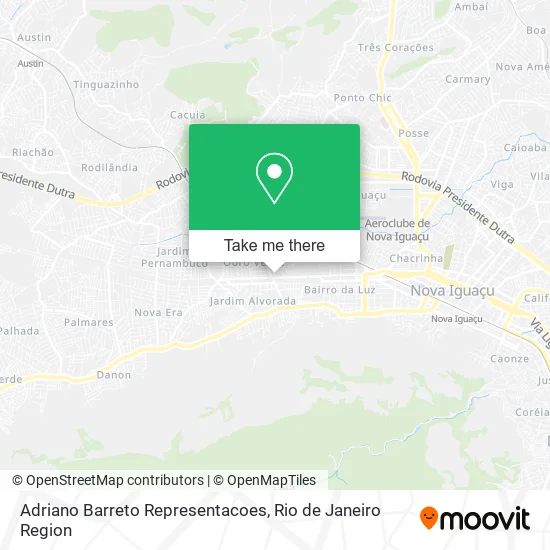 Adriano Barreto Representacoes map