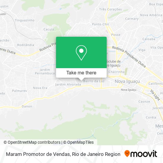 Mapa Maram Promotor de Vendas