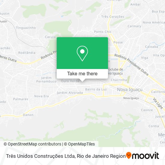 Três Unidos Construções Ltda map