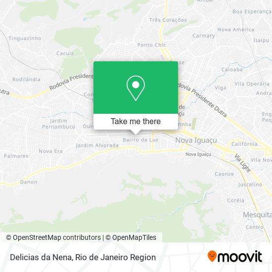 Delicias da Nena map