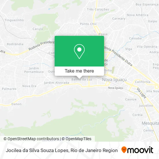 Jocilea da Silva Souza Lopes map
