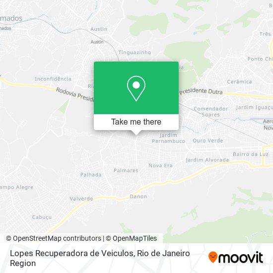 Lopes Recuperadora de Veiculos map