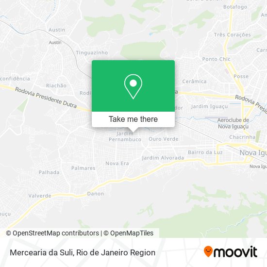 Mapa Mercearia da Suli