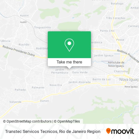 Transtec Servicos Tecnicos map