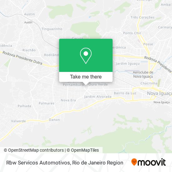 Rbw Servicos Automotivos map