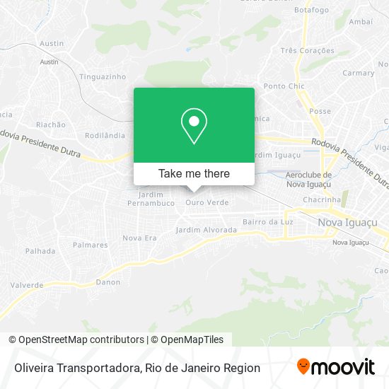 Mapa Oliveira Transportadora