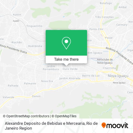 Alexandre Deposito de Bebidas e Mercearia map