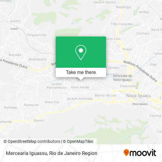 Mercearia Iguassu map