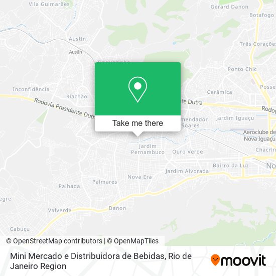 Mini Mercado e Distribuidora de Bebidas map