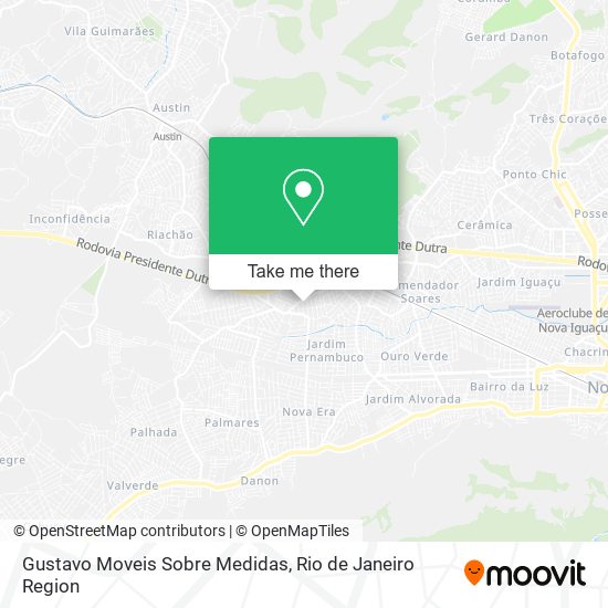 Mapa Gustavo Moveis Sobre Medidas