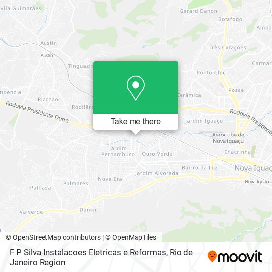 F P Silva Instalacoes Eletricas e Reformas map