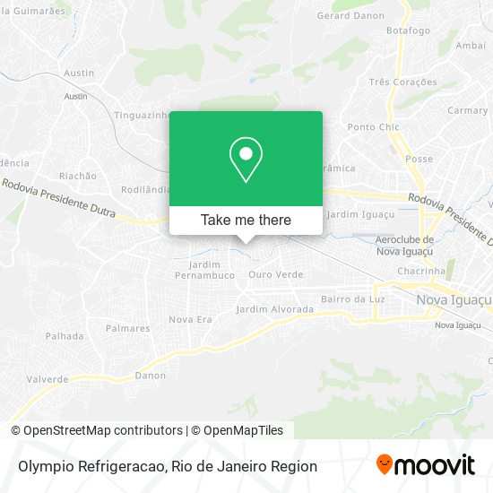 Mapa Olympio Refrigeracao