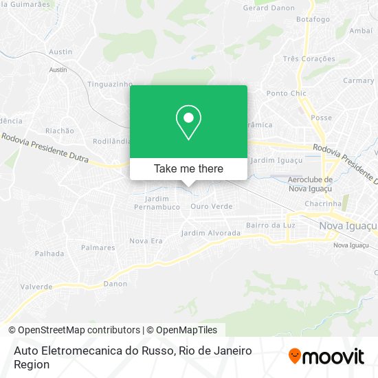 Auto Eletromecanica do Russo map