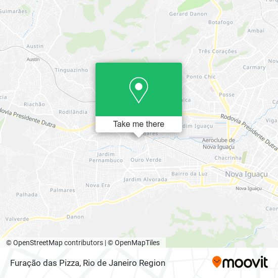 Mapa Furação das Pizza